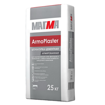 МАГМА Штукатурка цементная «ArmoPlaster» 25кг