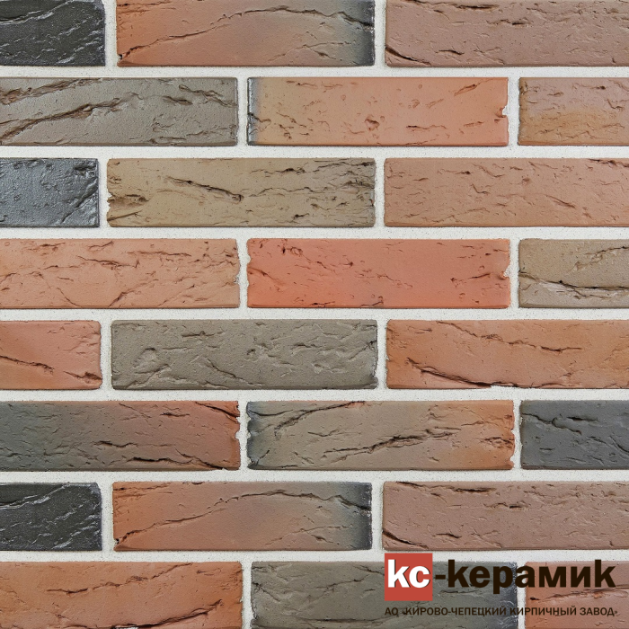 КС-Керамик Кирпич облицовочный кора дерева 1НФ Аренберг Полнотелый (фото 2)