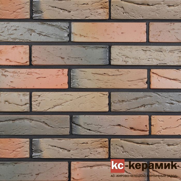 КС-Керамик Кирпич облицовочный кора дерева 1НФ Аренберг Полнотелый (фото 3)