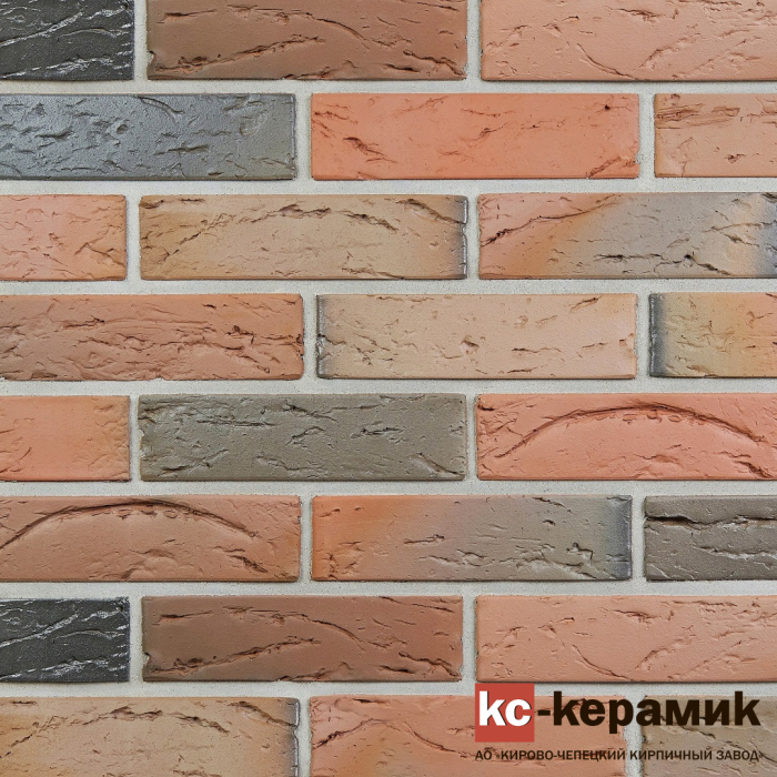 КС-Керамик Кирпич облицовочный кора дерева 1НФ Аренберг Полнотелый (фото 4)