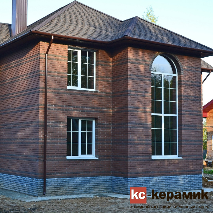 КС-Керамик Кирпич облицовочный кора дерева 1НФ Темный шоколад Полнотелый (фото 4)