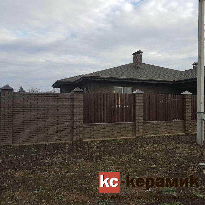 КС-Керамик Кирпич облицовочный кора дерева 1НФ Темный шоколад Полнотелый (фото 3)