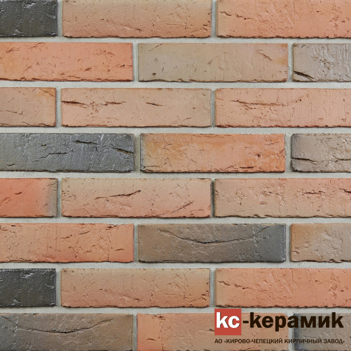 КС-Керамик Кирпич облицовочный ручная формовка 1НФ Аренберг Полнотелый (фото 2)