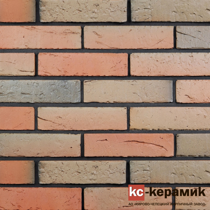 КС-Керамик Кирпич облицовочный ручная формовка 1НФ Аренберг Полнотелый (фото 3)