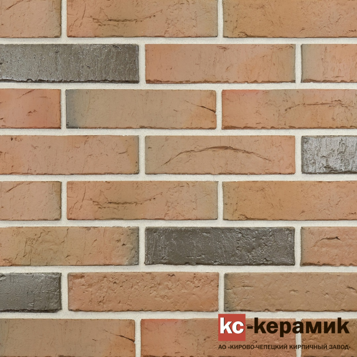КС-Керамик Кирпич облицовочный ручная формовка 1НФ Аренберг Полнотелый (фото 4)